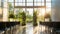 Sunlit Wedding Aisle With Floral Arrangements at Dusk