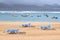 Sunlounger at the Playa de las Canteras, Las Palmas de Gran Canaria