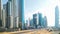 Sunny 4k time lapse from dubai business bay