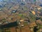 Sunny aerial view of the Guanyin District, Taoyuan City