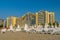 SUNNY BEACH, BULGARIA - 2 SEP 2018: Victoria Palace hotel at Sunny Beach, a resort on Bulgaria s Black Sea coast known for its