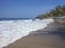 Sunny beach called Dreamland in Bali, Indonesia