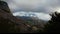 Sunny and cloudy Spanish mountain timelapse.