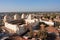 Sunny day above the historical Temple in Orchha