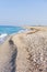 Sunny day at Ai Giannis Gyra beach on the island of Lefkada