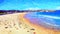 Sunny Day at Bondi Beach, Impressionist Oil Painting Style, Sydney, Australia