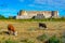 Sunny day at the Borgholm castle in Sweden