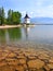 Sunny day at Liptovska Mara lake, Slovakia