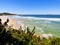 Sunny day at Praia da Galheta Galheta beach in the low season - Florianopolis, Brazil