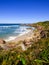 Sunny day at Praia da Galheta Galheta beach in the low season - Florianopolis, Brazil