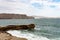 Sunny day on the shore of Lake Lagunillas in Pisco, Peru