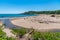 Sunny day at Silistar beach in Bulgaria