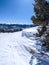 sunny day on slopes in breckenridge colorado ski resort