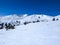 sunny day on slopes in breckenridge colorado ski resort