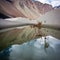 Sunny day view at Nubra Valley desert