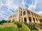 Sunny exterior view of the College of Allied Health of University of Oklahoma