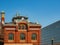 Sunny exterior view of the Smithsonian Castle