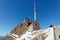 Sunny, first snow, views of SÃ¤ntis summit in Alpstein, Appenzell Alps, Switzerland