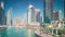 Sunny gulf 4k time lapse from dubai marina