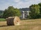 Sunny Hay Bale on a Hudson Valley farm