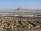 Sunny high angle view of the Henderson skyline