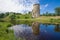 Sunny June day on the Pskova river. Pskov