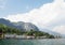 Sunny Lake Como landscape