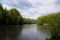 Sunny Lake in Nature around BÃ¤rensee, Stuttgart