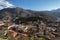 Sunny landscape of Bellinzona town