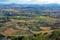 Sunny landscapes in the Molise countryside in  southern Italy