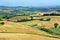 Sunny landscapes in the Molise countryside in  southern Italy