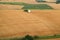 Sunny landscapes in the Molise countryside in  southern Italy