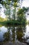 Sunny morning in Nature protected park area De Malpie near Eindhoven, North Brabant, Netherlands. Nature landscapes in Europe.