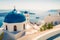 Sunny morning view of Santorini island. Splendid spring scene of the famous Greek resort Fira, Greece, Europe. Traveling concept