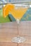 Sunny orange martini