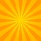 Sunny orange and yellow banner