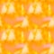 Sunny Ornamental Orange Faded Fabric. Artistic