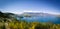 Sunny panoramic view of Queenstown