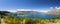 Sunny panoramic view of Queenstown