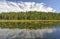 Sunny Reflections on a Wilderness Lake