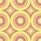 Sunny retro pattern (circle)