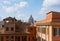 Sunny Rome roofs, Italy.