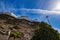 Sunny seascape on the Spanish Canary Island of Gran Canaria between Puero Rico and Playa Amadores