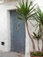 Sunny secluded courtyard in old Tarifa