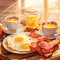 Sunny Side Up: The Warmth and Delight of a Breakfast Scene