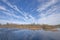 Sunny Skies over the Okefenokee Swamp