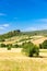 Sunny springtime tuscan country view near Massa Marittima , Italy