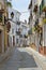 Sunny street of Spanish city Granada