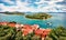 Sunny summer view of Tribunj village. Splendid morning seascape of Adriatic sea, Croatia, Europe. Beautiful world of Mediterranean