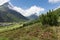 Sunny Tirol Valley Landscape
